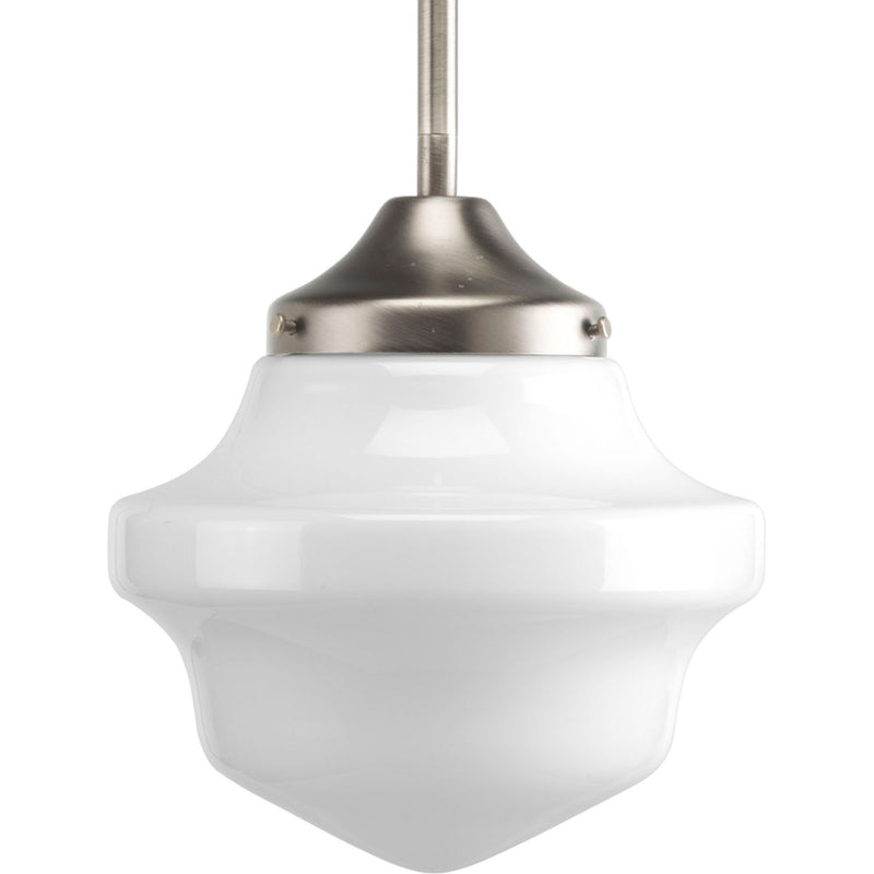 School House Mini Pendant in Brushed Nickel