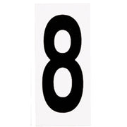 Address Light House Number Plate in White