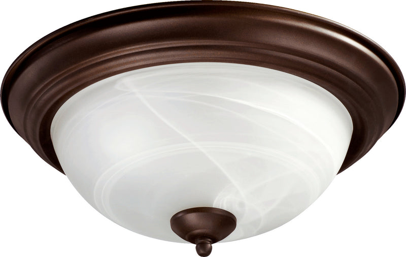 Traditional Ceiling Mount in Oiled Bronze