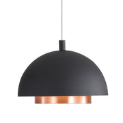 Solsken 7" Mini Pendant in Sand Black
