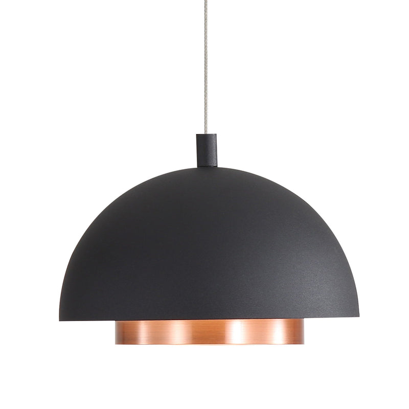 Solsken 7" Mini Pendant in Sand Black