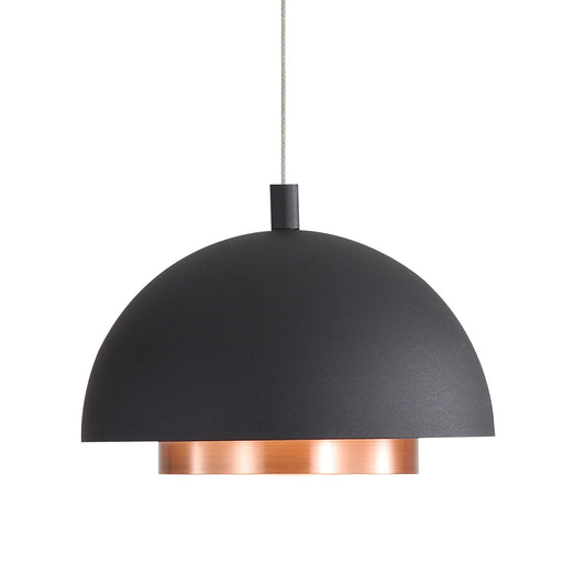 Solsken 7" Mini Pendant in Sand Black