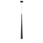 Sliver 2.75" Mini Pendant, 36" Tall in Matte Black