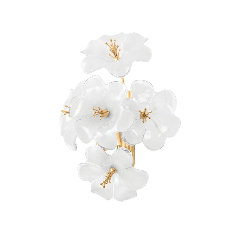 Hygea 2-Light Wall Sconce in Gold Leaf