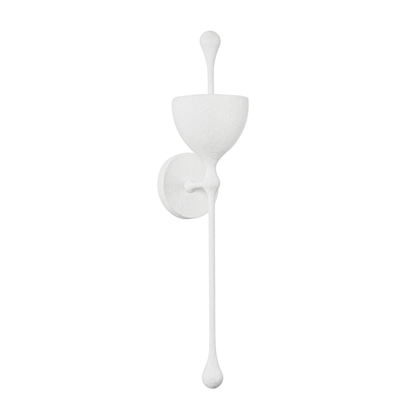 Antalya Wall Sconce in Gesso White