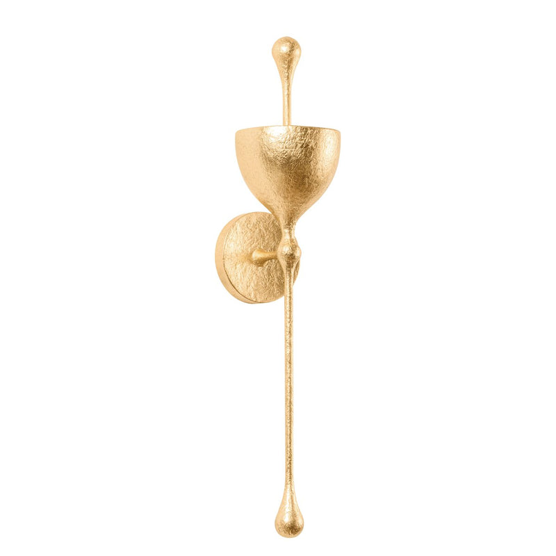 Antalya Wall Sconce in Vintage Gold Leaf