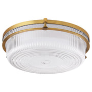 Emory 14" LED Ceiling Mount in Brushed Brass