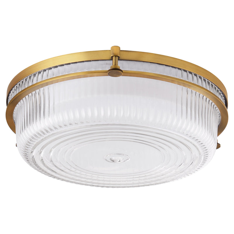 Emory 14" LED Ceiling Mount in Brushed Brass