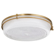Emory 18" LED Ceiling Mount in Brushed Brass