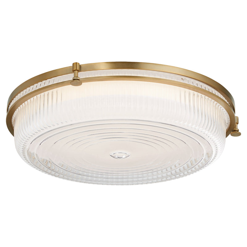 Emory 18" LED Ceiling Mount in Brushed Brass