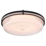 Emory 18" LED Ceiling Mount in Matte Black