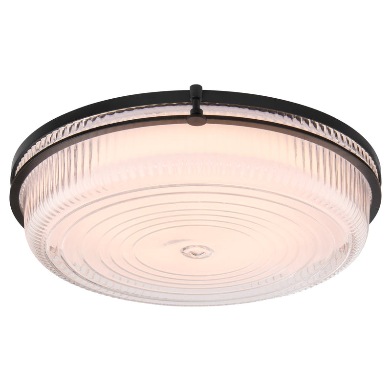 Emory 18" LED Ceiling Mount in Matte Black