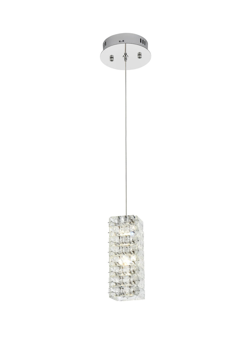 Aston 6.5" Mini Pendant in Chrome