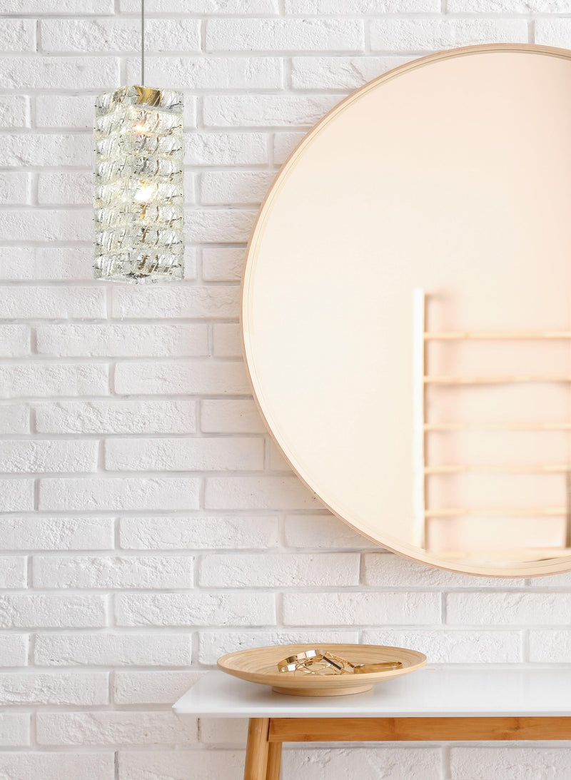 Aston 6.5" Mini Pendant in Satin Gold