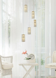 Aston 20" 5-Light Pendant in Satin Gold