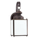 Jamestowne One Light Outdoor Wall Lantern in Antique Bronze