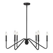 Kennedy 6-Light Chandelier in Natural Black