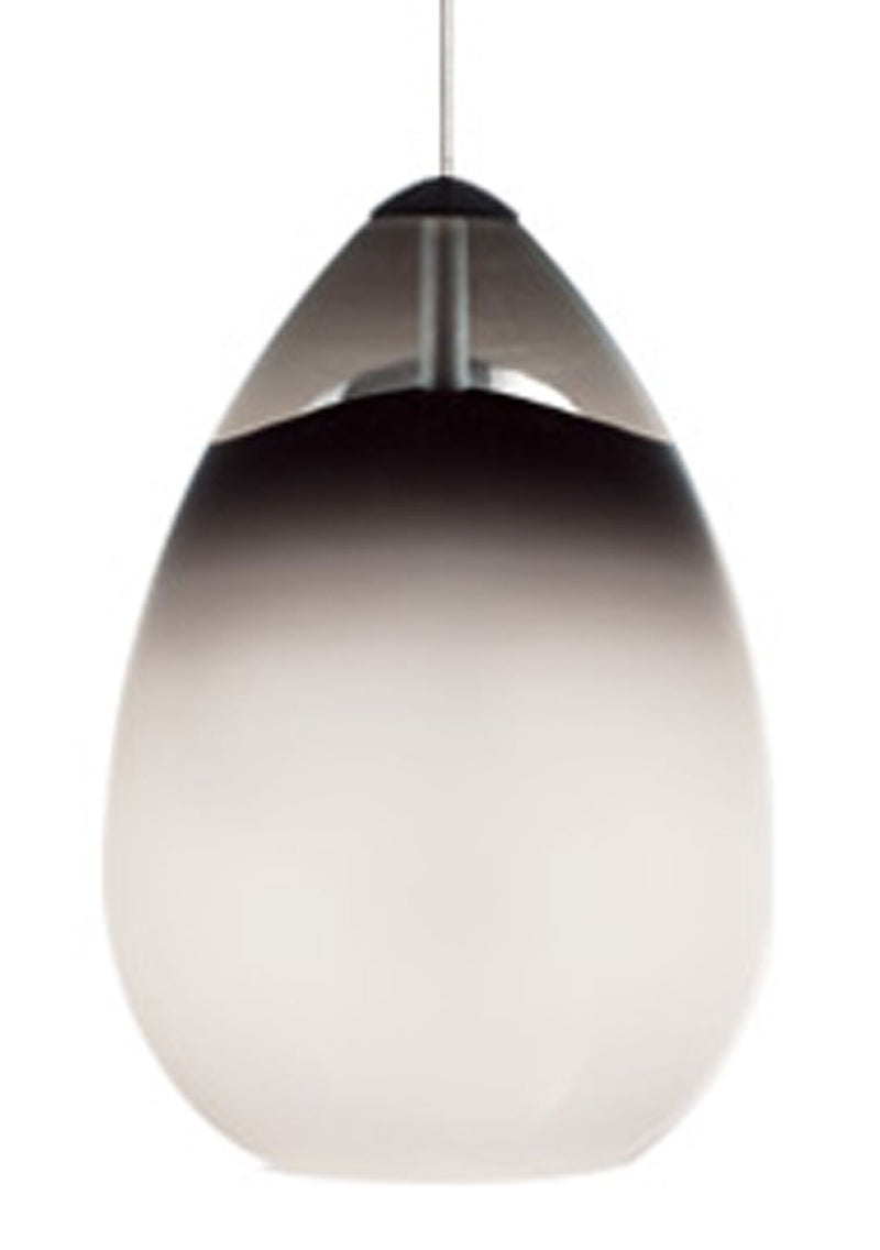 Alina Mini Pendant in Antique Bronze with Smoke Glass