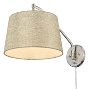 Ryleigh Swing Arm Wall Lamp in Pewter