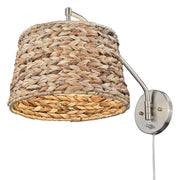 Ryleigh Swing Arm Wall Lamp in Pewter