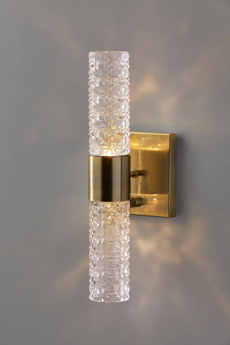 Harriet LED Wall Lamp in Antique Brass