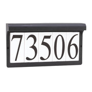 Address Light 2-Light Outdoor Wall Sconce in Black