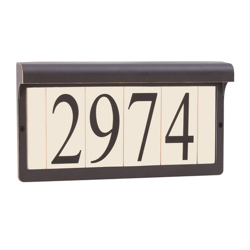 Address Light 2-Light Outdoor Wall Sconce in Antique Bronze