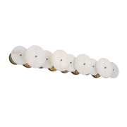 Cosmos 4-Light 35.8" Vanity Light in Havana Gold