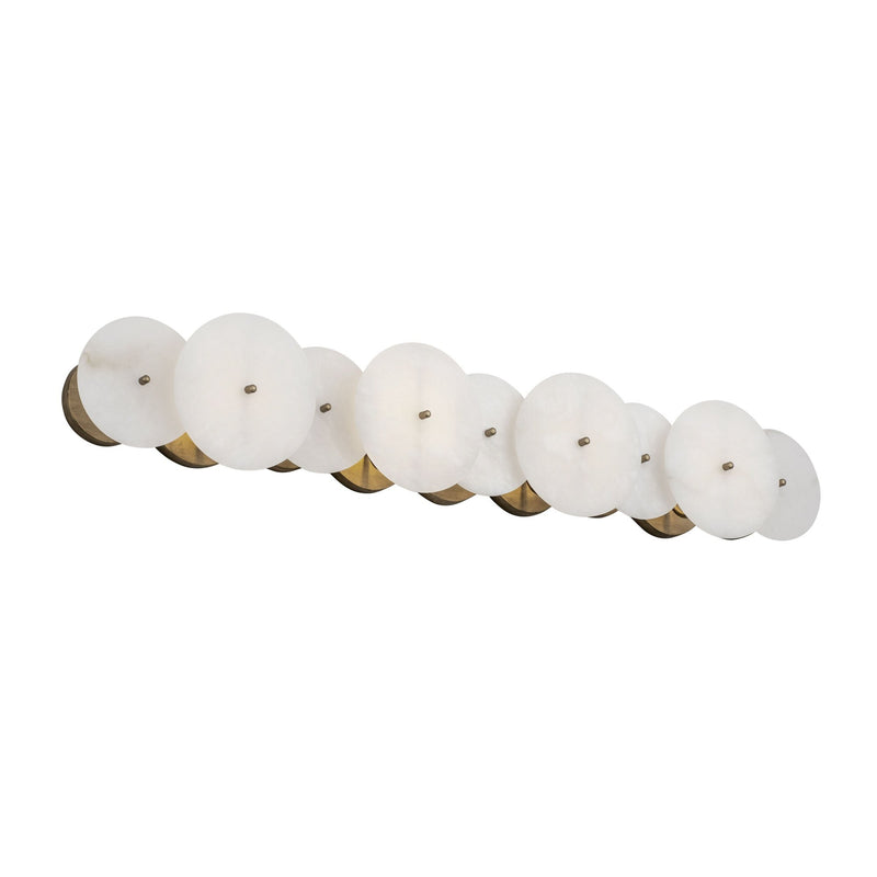 Cosmos 4-Light 35.8" Vanity Light in Havana Gold