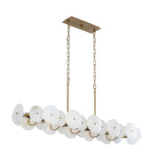 Cosmos 10-Light 50" Linear Pendant in Havana Gold