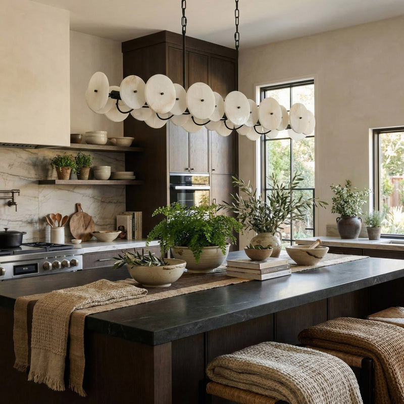 Cosmos 10-Light 50" Linear Pendant in Matte Black