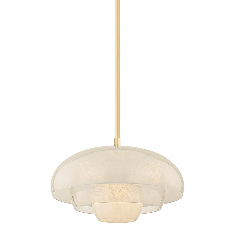 Auburndale Pendant in Aged Brass