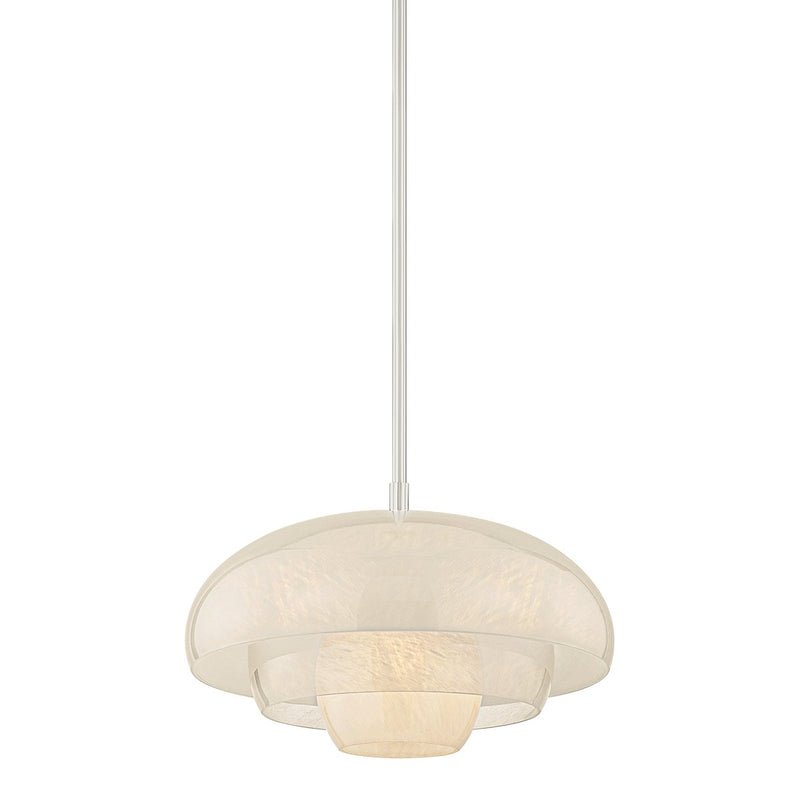 Auburndale Pendant in Polished Nickel