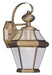 Georgetown 1 Light Outdoor Wall Lantern in Antique Brass