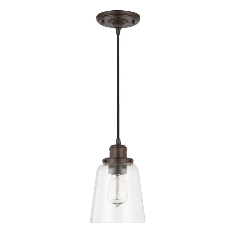 Fallon Mini Pendant in Burnished Bronze