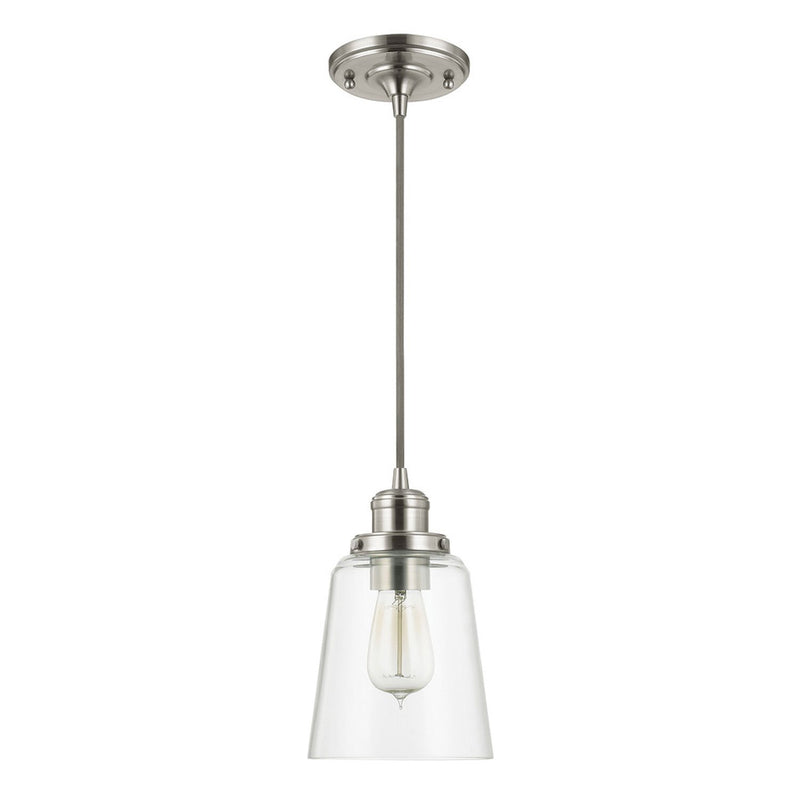 Fallon Mini Pendant in Brushed Nickel