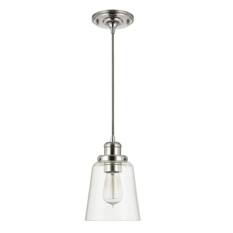 Fallon Mini Pendant in Polished Nickel