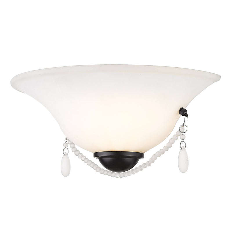 Priscilla Wall Sconce in Matte Black