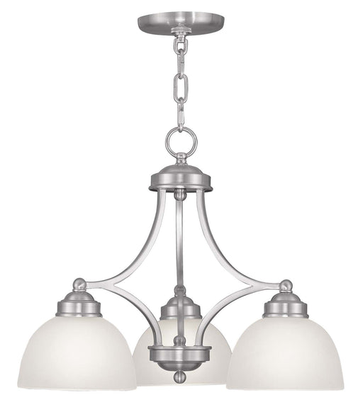 Somerset 3 Light Chandelier in Brushed Nickel