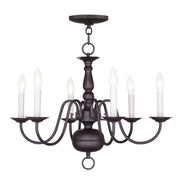 Williamsburgh 6-Light Chandelier - Lamps Expo