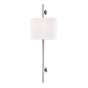 Bowery 2-Light Wall Sconce in Polished Nickel