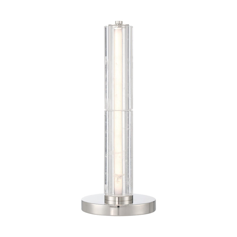 Crystallo Table Lamp in Polished Nickel
