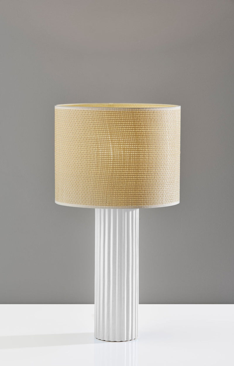 Primrose 24.25" Table Lamp in White