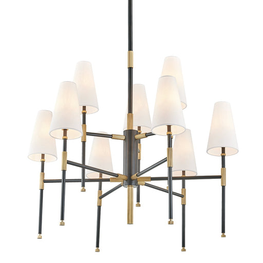 Bowery 9-Light Chandelier in Aged Brass/old Bronze