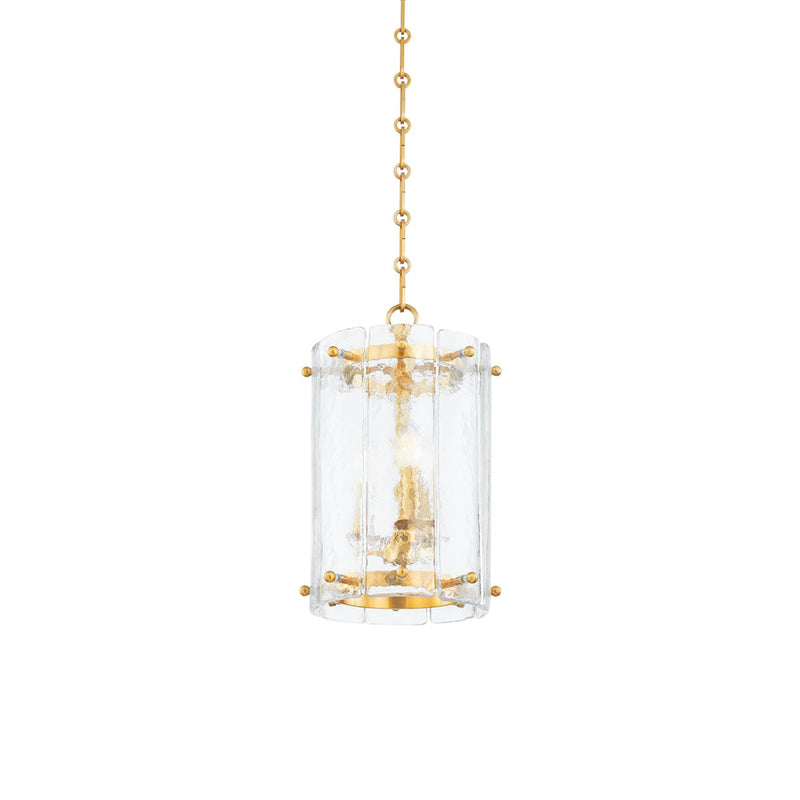 Rio 3-Light Lantern Pendant in Vintage Polished Brass