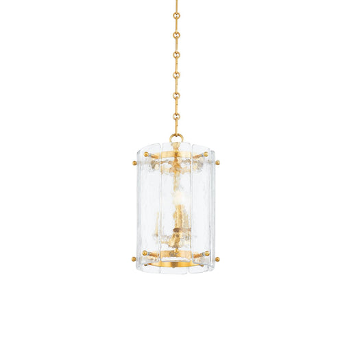 Rio 3-Light Lantern Pendant in Vintage Polished Brass