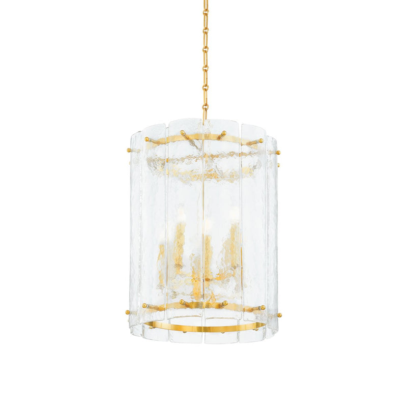 Rio 8-Light Lantern Pendant in Vintage Polished Brass