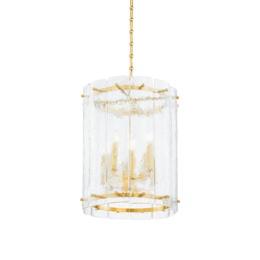 Rio 8-Light Lantern Pendant in Vintage Polished Brass