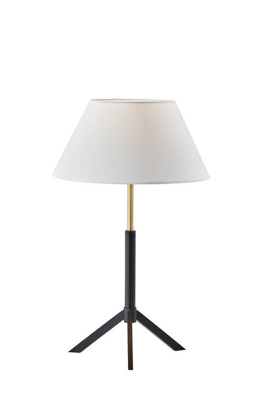 Harvey Table Lamp in Black W/ Brass