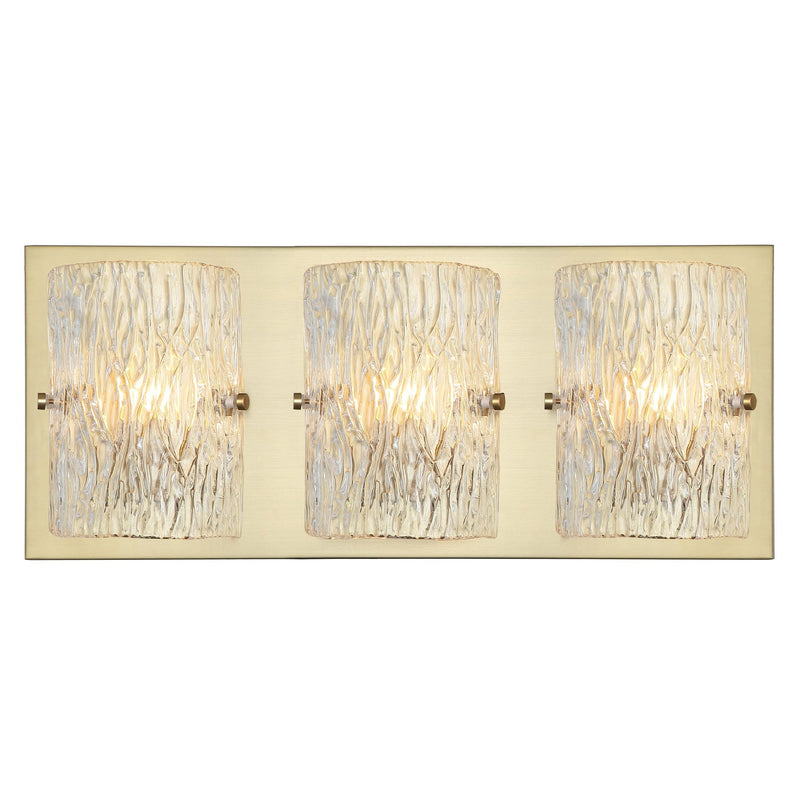 Morgan 3-Light 23" Vanity Light in Satin Brass